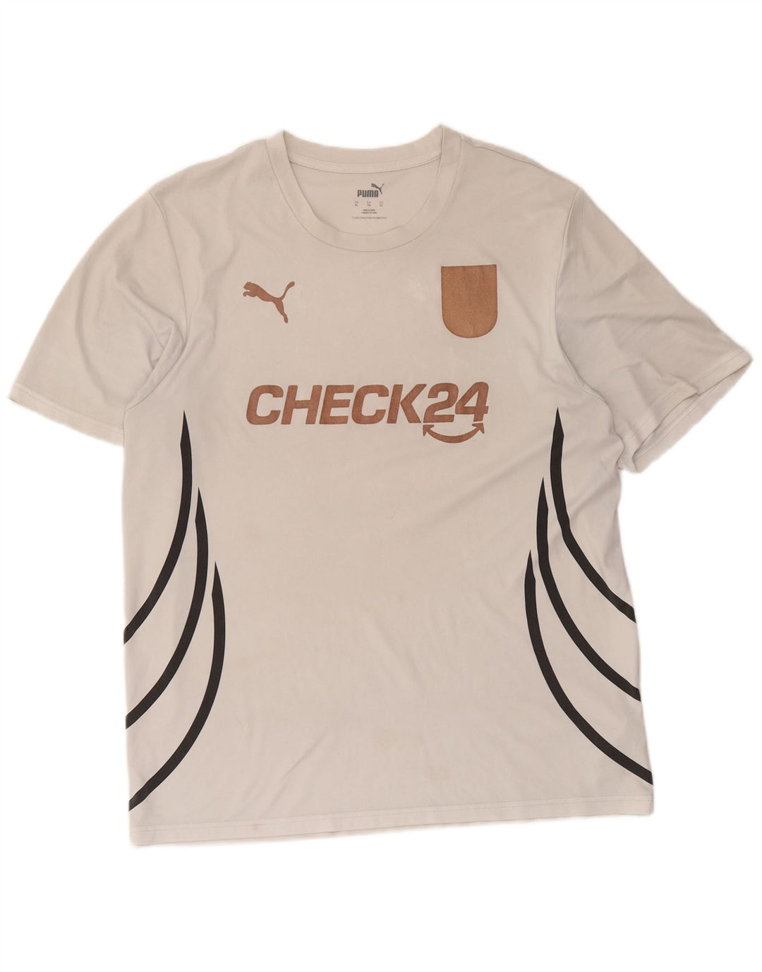 Puma Camiseta gráfica para hombre Top XL Poliéster blanco