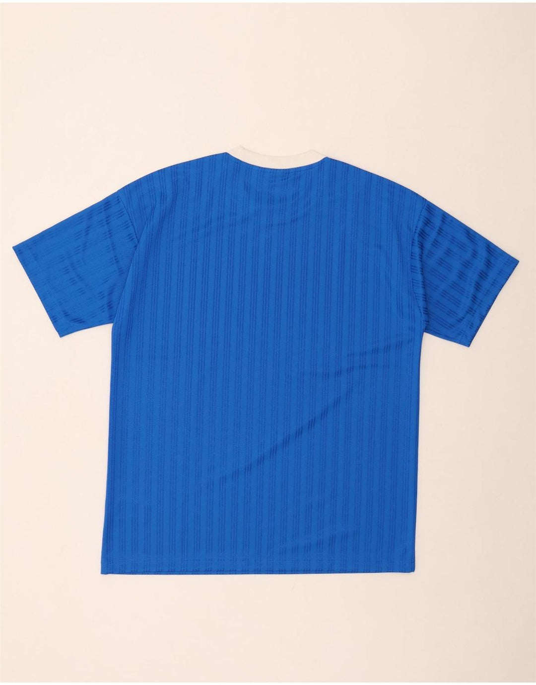 ADIDAS Camiseta gráfica para hombre Top Poliéster a rayas azul medio