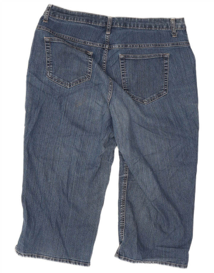 LEE Mujeres Riders Denim Bermudas Shorts W34 Grande Azul