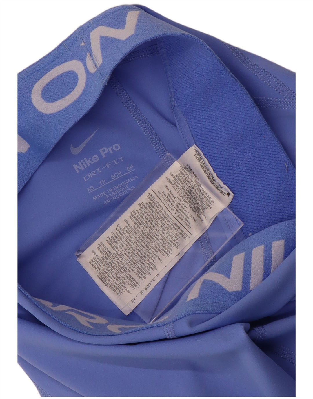 NIKE Leggings gráficos Dri Fit para mujer UK 6 XS Poliéster azul