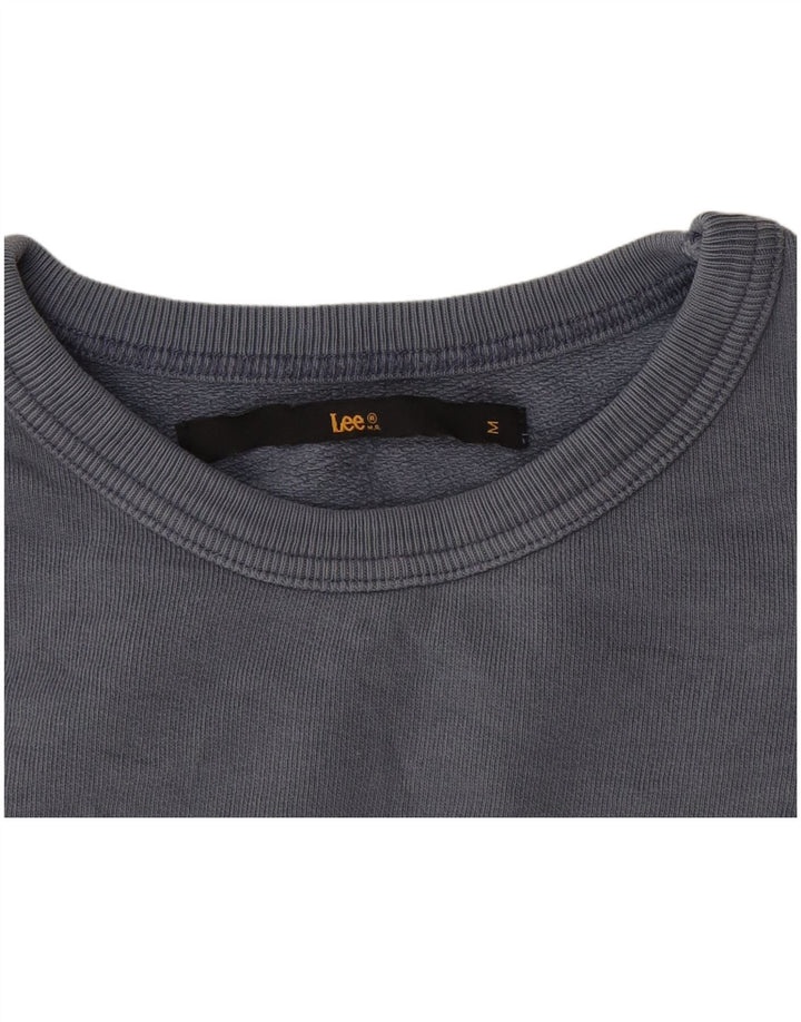 Lee - Top corto para mujer con manga 3/4, talla 40, color azul medio