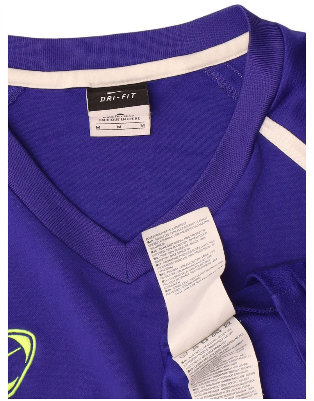 Nike - Camiseta Dri Fit para hombre, color azul medio, poliéster
