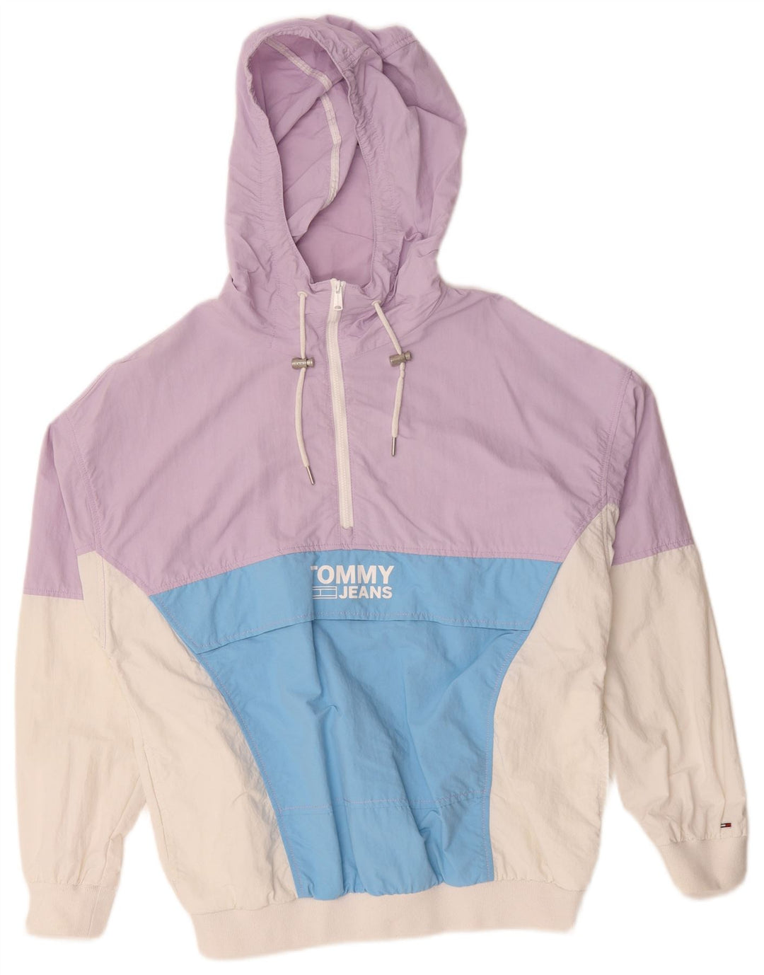 Tommy Hilfiger Chaqueta anorak gráfica para hombre UK 10 Small Multicolor