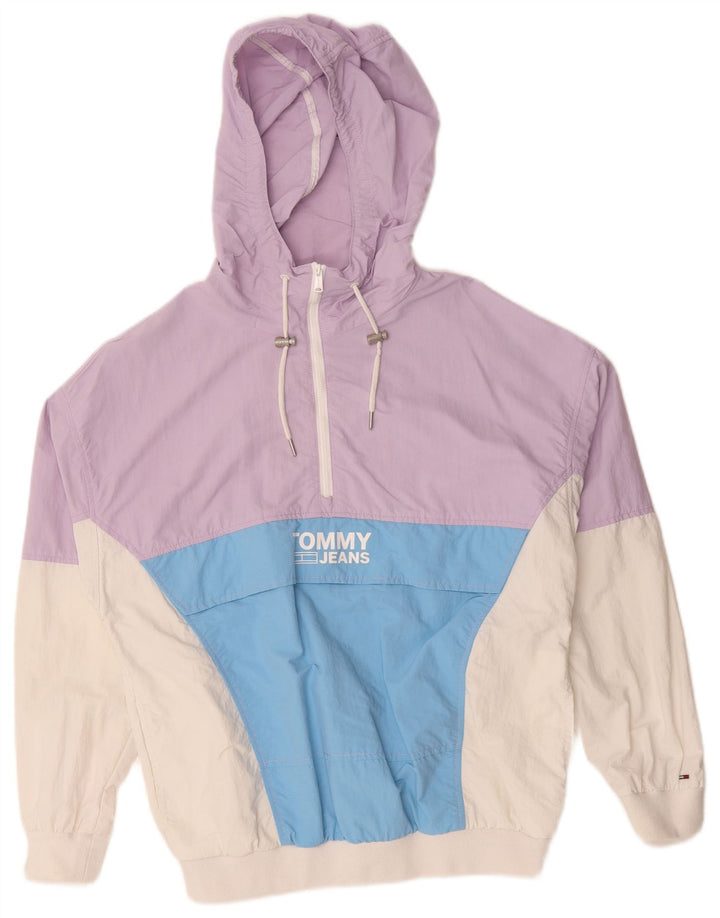 Tommy Hilfiger Chaqueta anorak gráfica para hombre UK 10 Small Multicolor