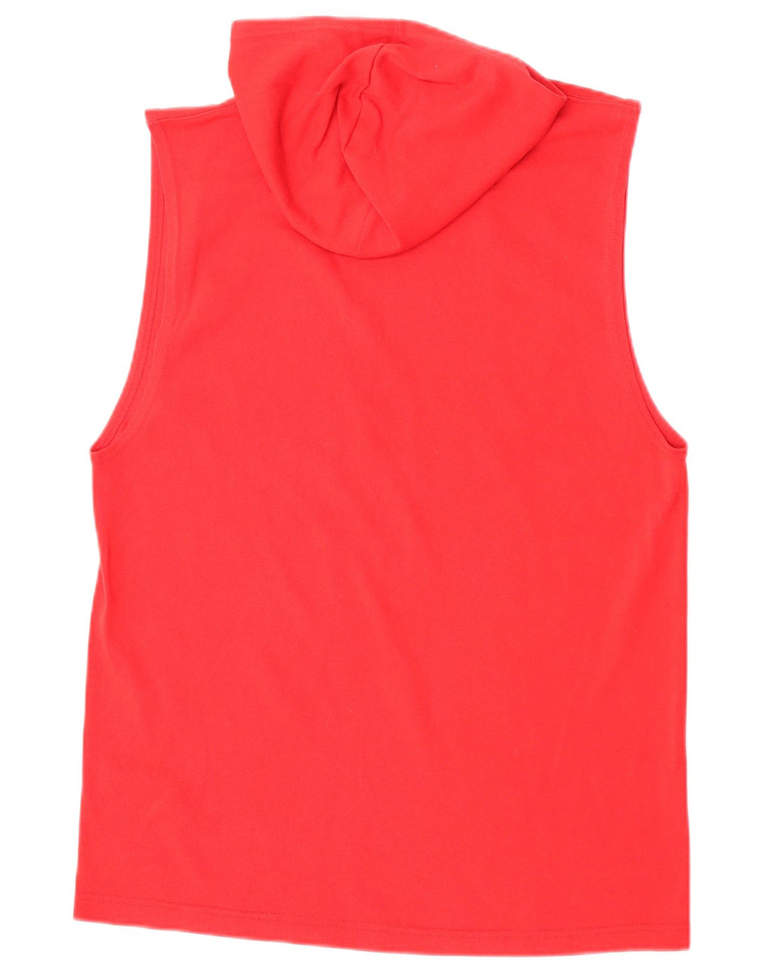 Champion Camiseta Sin Mangas Con Capucha Y Estampado De Algodón Rojo Medio Para Hombre