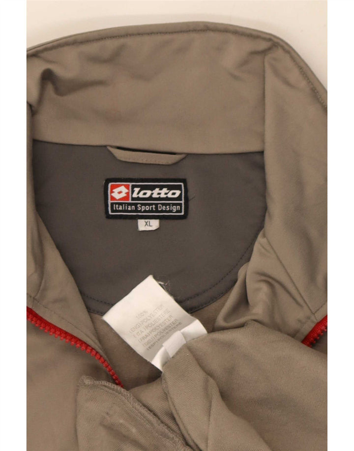 Lotto Hombre Chándal Top Chaqueta XL Gris Poliéster