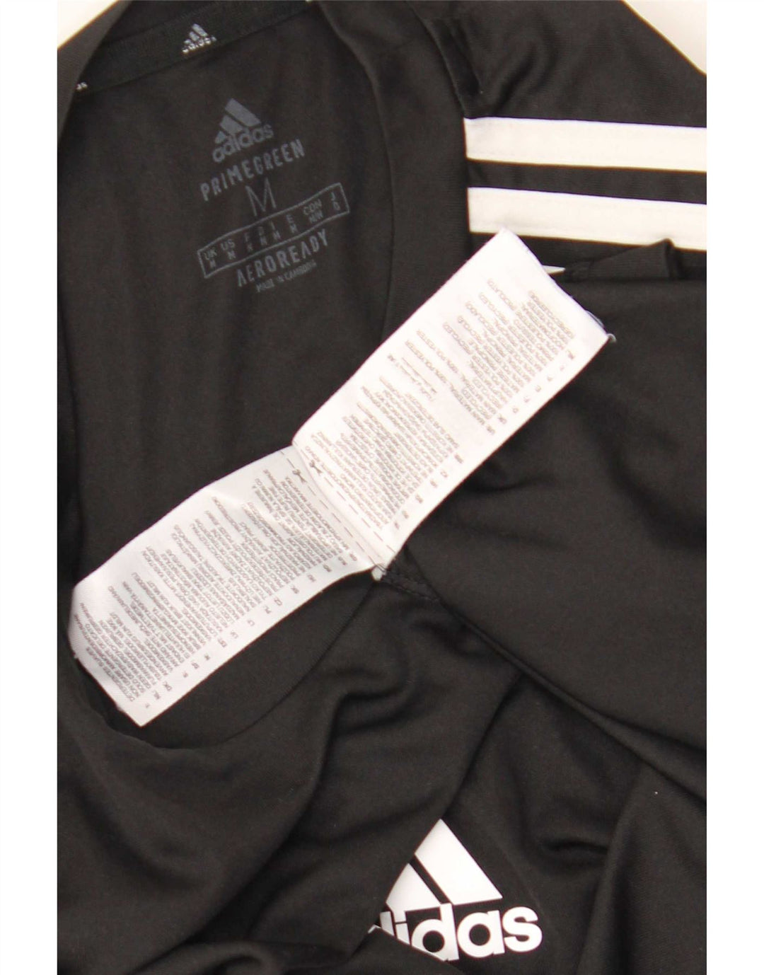 Adidas Hombre Aeroready Camiseta Top Mediano Negro Poliéster