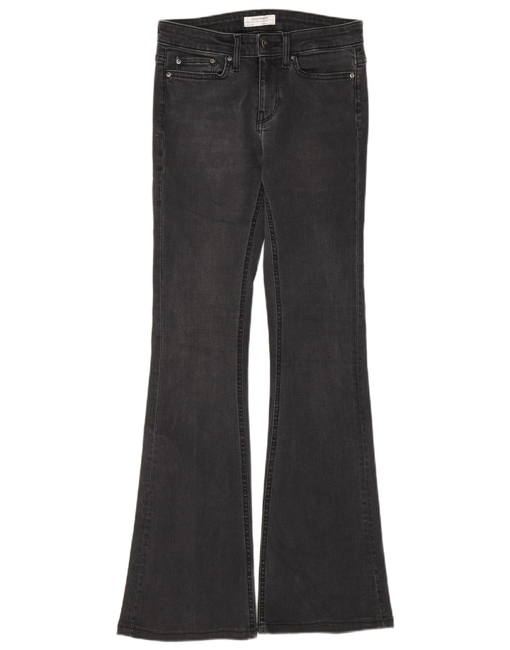 Zara Vaqueros Acampanados Mujer EU 34 2XS W24 L30 Gris
