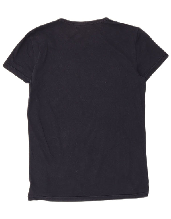 Emporio Armani - Camiseta gráfica para hombre, talla pequeña, azul marino