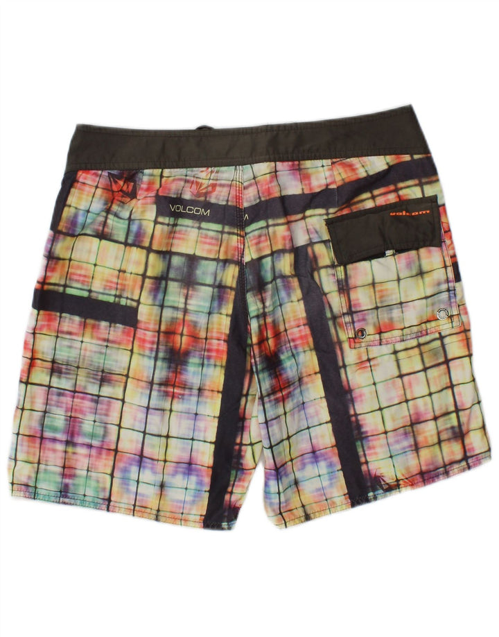 Bañador Hombre Volcom Mediano Cuadros Multicolor Poliéster