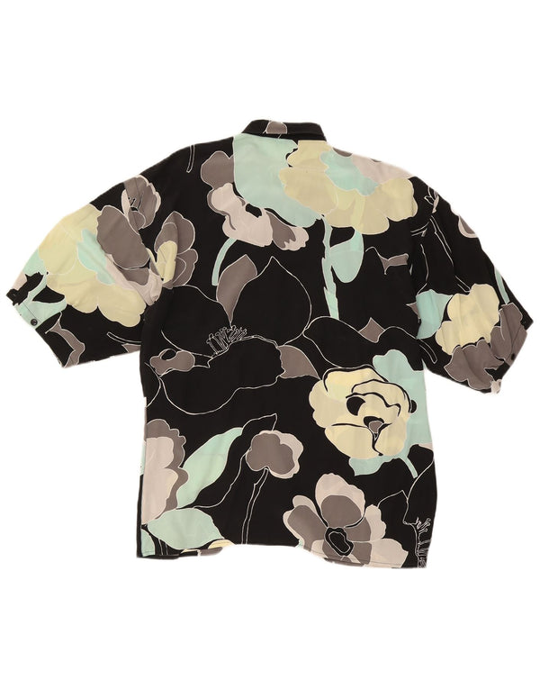 Gianni Versace Camisa Mujer IT 44 Mediano Negro Floral