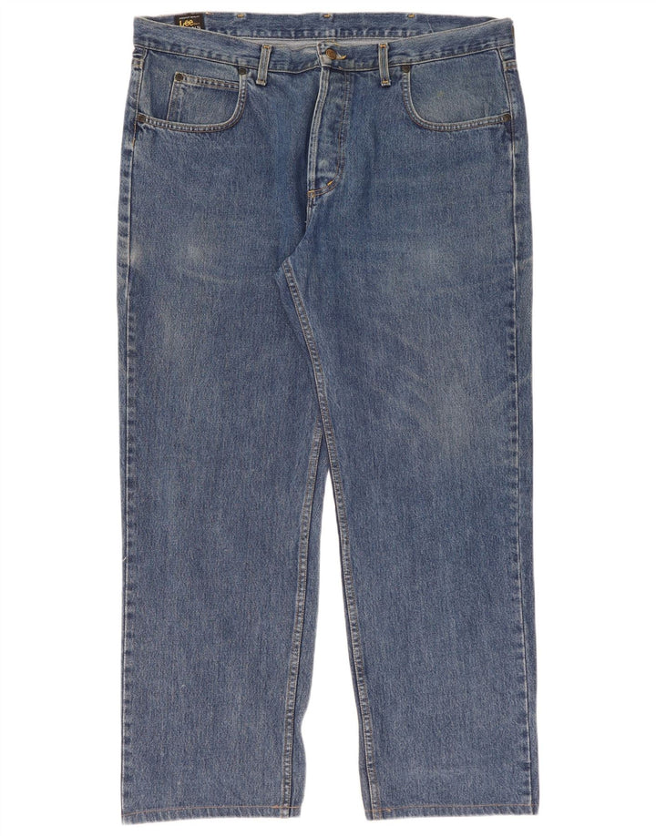 Lee Jeans Rectos Para Hombre W42 L31 Azul