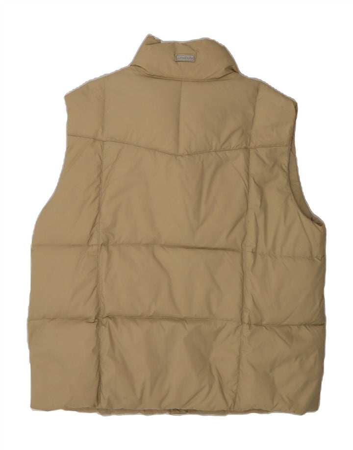INVICTA Mens Padded Gilet UK 42 XL Beige Polyester Vintage Invicta and Second-Hand Invicta from Messina Hembry 