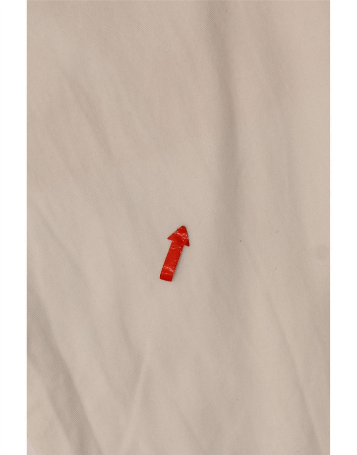 Pantalón Chino Recto Cos Mujer Algodón Blanco Medio