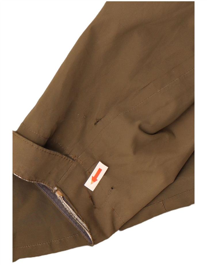 The North Face Chaqueta impermeable con capucha para hombre UK 38 Poliéster caqui medio