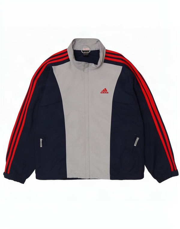 Adidas Mens Alemania Chándal Top Chaqueta Reino Unido 44/46 Grande Azul Marino