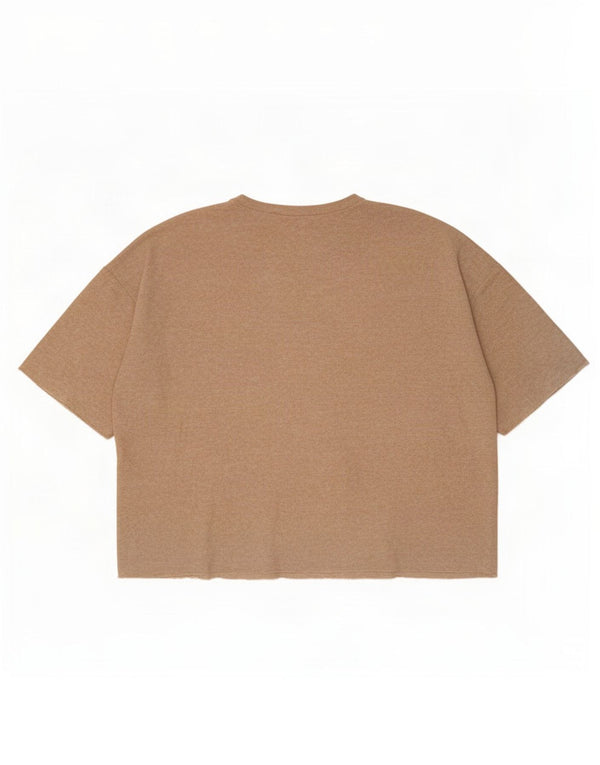 Zara Mujer Trafaluc Blusa Extragrande UK 46 Grande Viscosa Beige Manchada