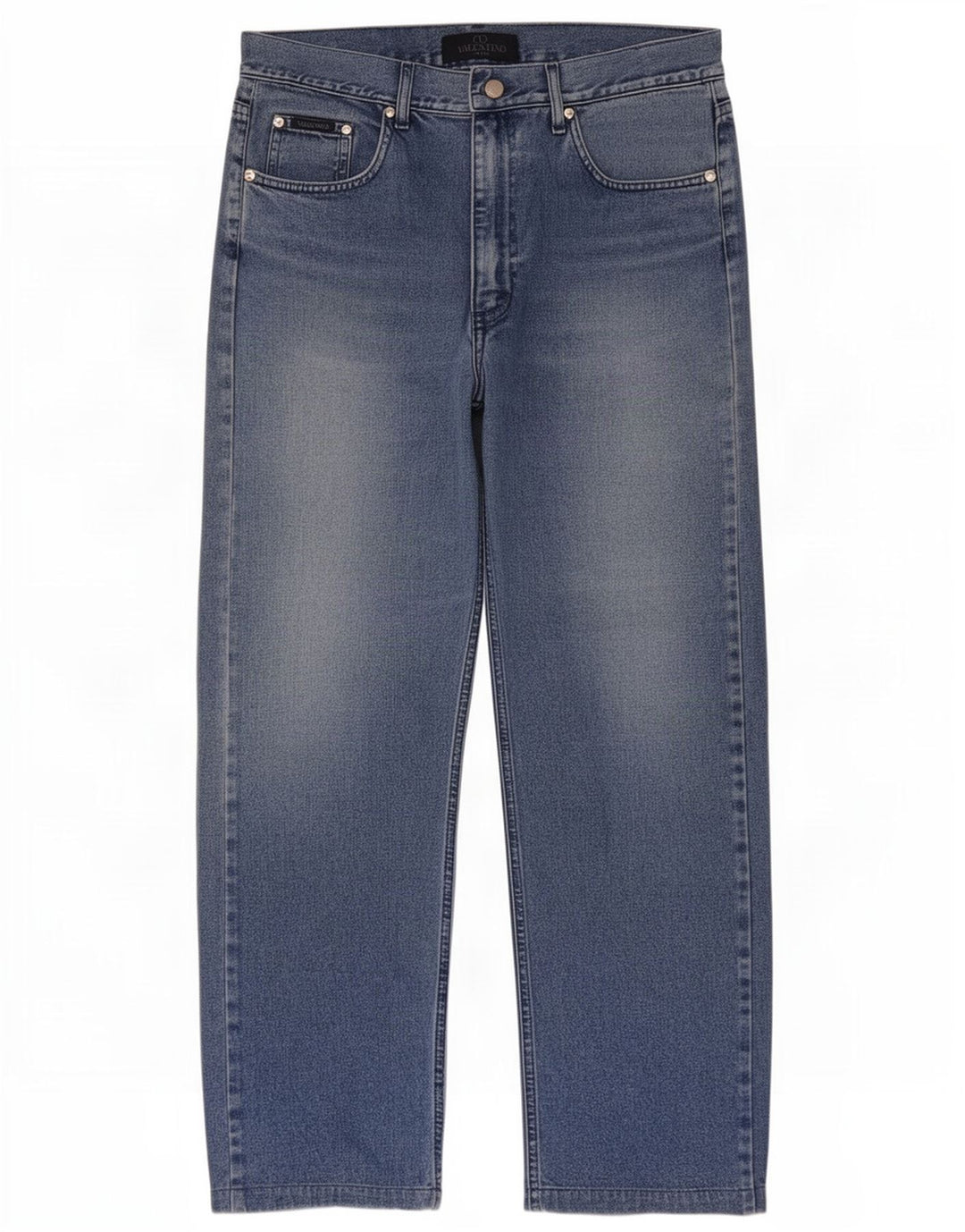Valentino Jeans rectos para hombre W34 L29 Azul