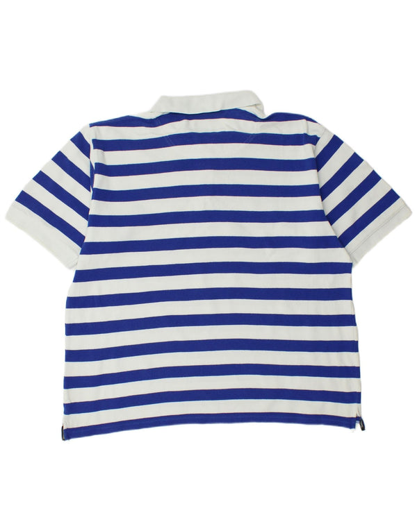 TIMBERLAND Polo Hombre XL Algodón Rayas Azul