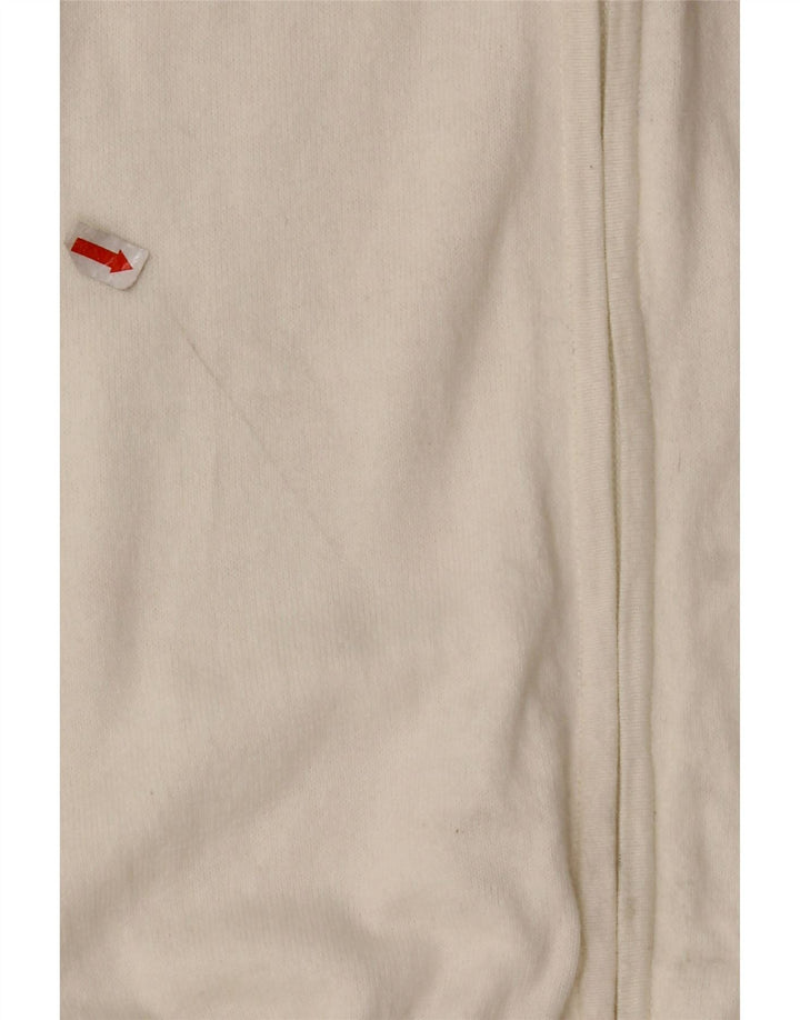 ASSN DE POLO DE EE. UU. Suéter tipo cárdigan con gráfico de EE. UU. para hombre 2XL Algodón blanco