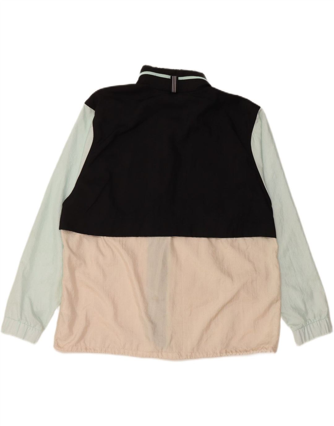 ADIDAS Chaqueta superior de chándal para mujer Reino Unido 12 Mediana Bloque de color multicolor