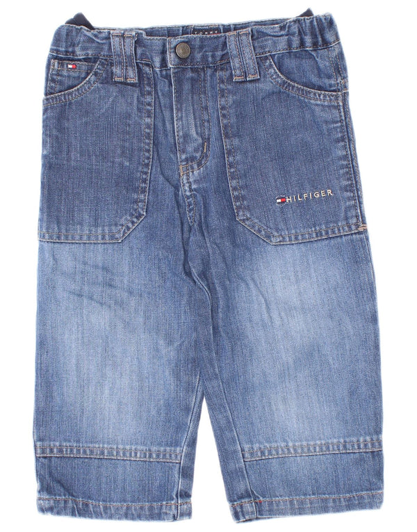Tommy Hilfiger Vaqueros rectos para bebés de 12 a 18 meses W20 L11 Algodón azul