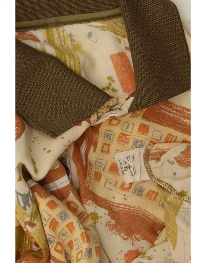 Camisa de manga corta vintage para hombre 2XL Patchwork multicolor