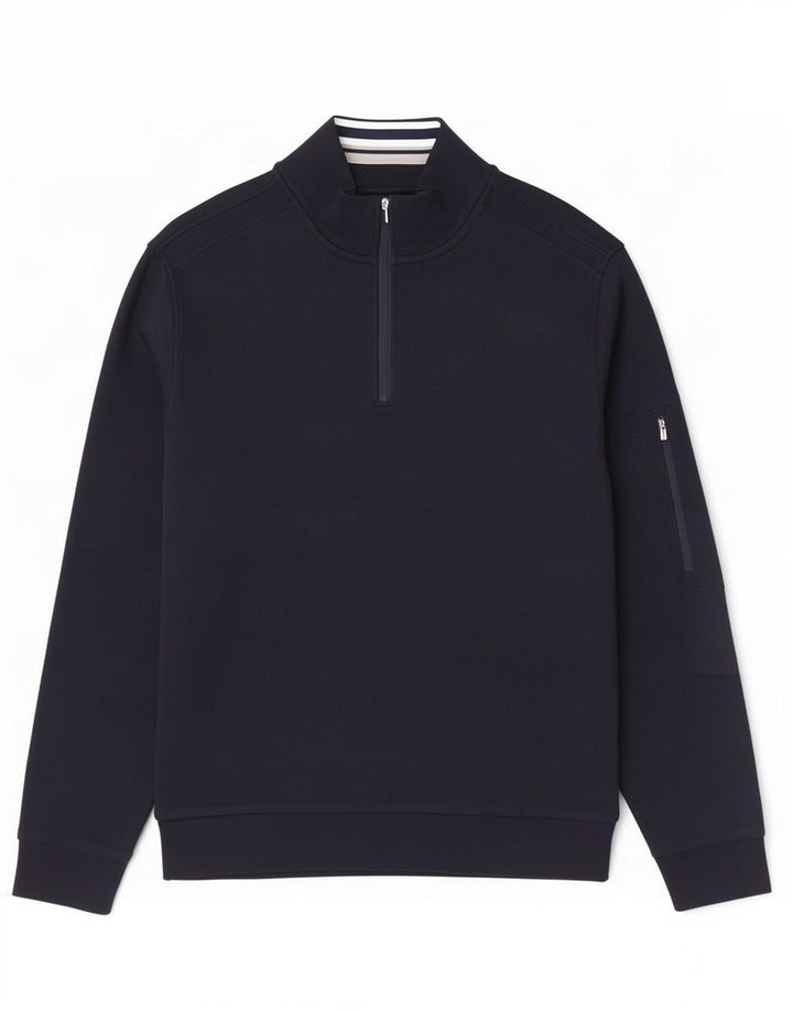 Marks & Spencer Hombre Azul Harbor Regular Fit Sudadera Jumper Grande Azul Marino