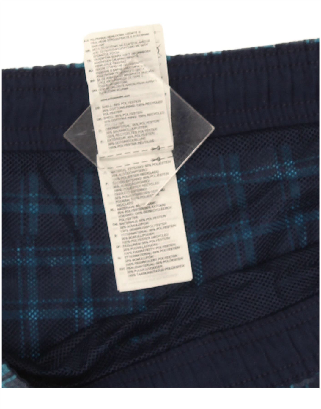 Bañador Adidas Hombre Small Azul Marino Cuadros Poliéster