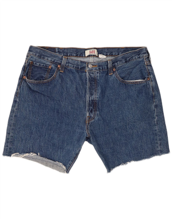Levi's Mens 501 Shorts De Mezclilla W40 XL Algodón Azul