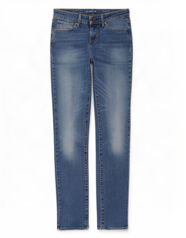 Vaqueros Levi's Demi Curve Modern Rise Slim para mujer W25 L34 Algodón azul