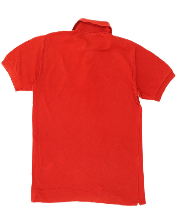 LACOSTE Polo para hombre talla 3 pequeño algodón rojo