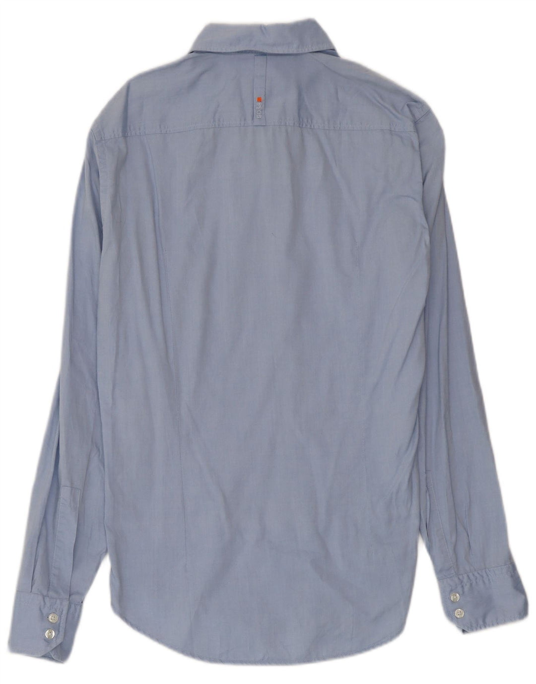 Camisa Hugo Boss Hombre Small Azul Algodón