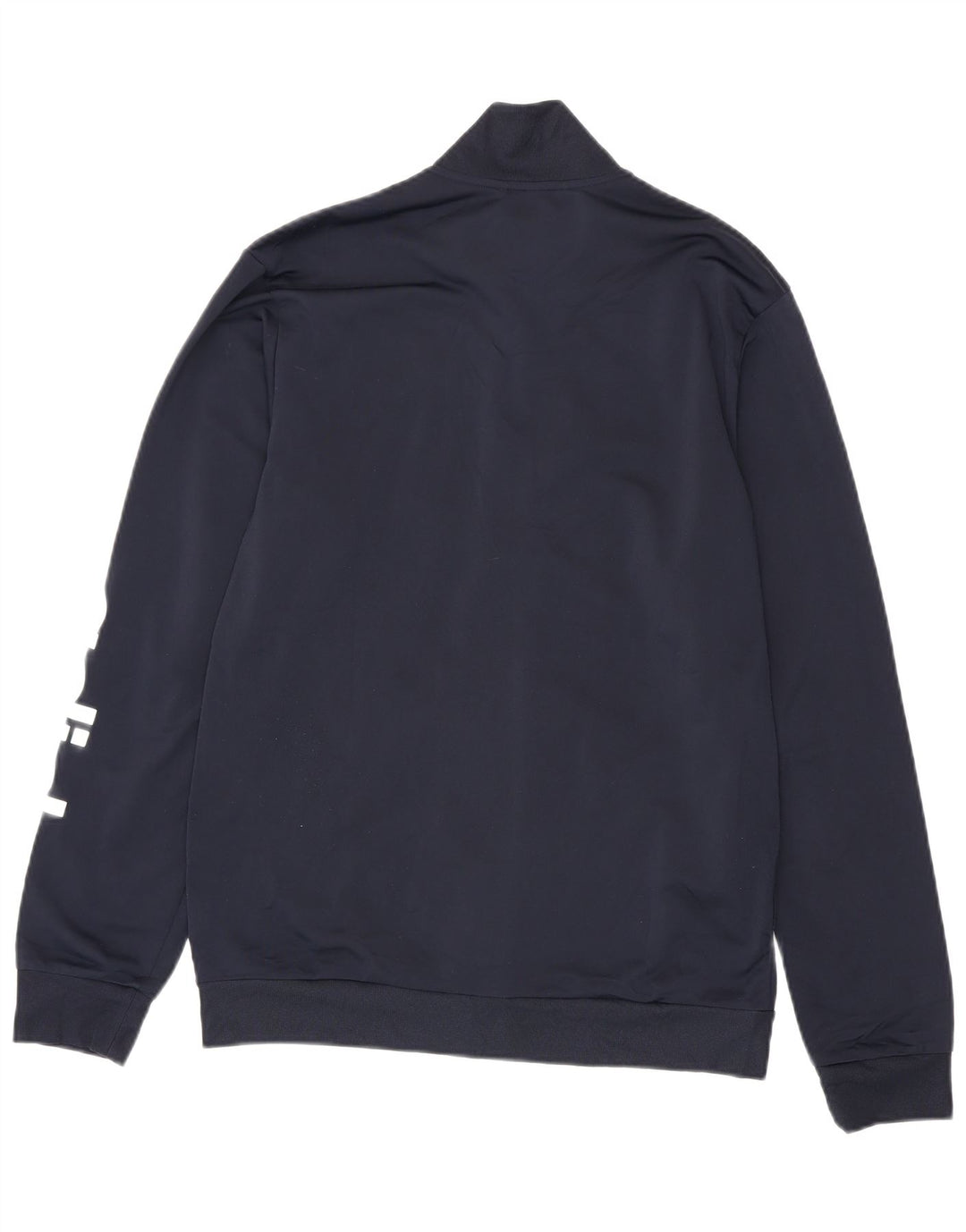 Adidas - Chaqueta de chándal gráfica para hombre, talla 40/42, talla mediana, azul marino