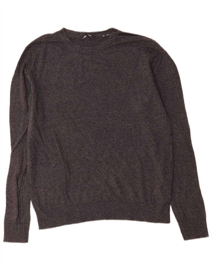 Jersey Jack & Jones Hombre con Cuello Redondo de Algodón Gris Medio
