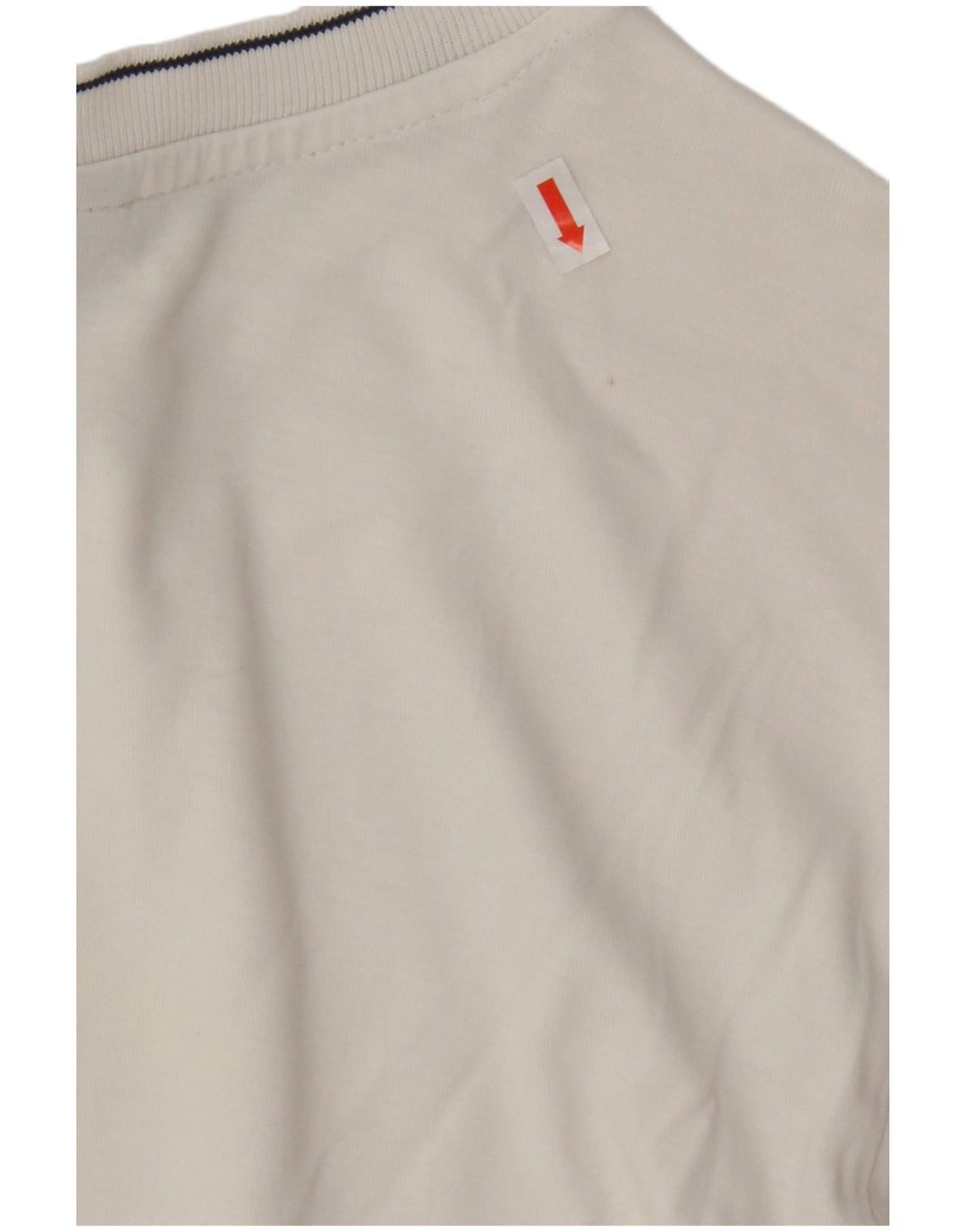 NIKE Mens T-Shirt Top UK 39/41 Medium White Cotton
