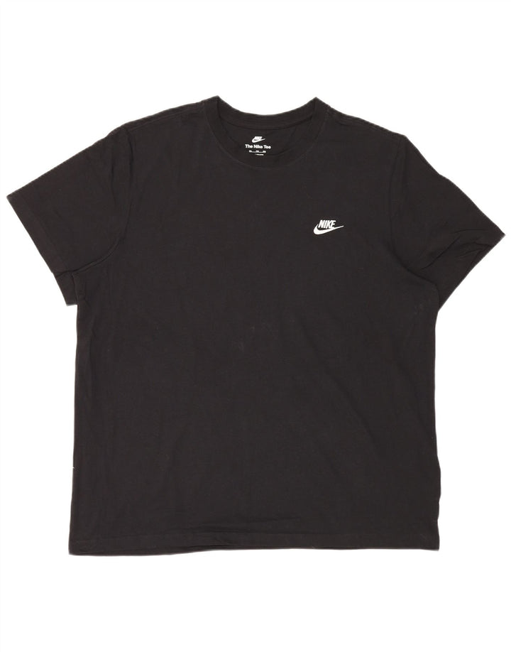 Camiseta Nike Hombre Top 2XL Algodón Negro