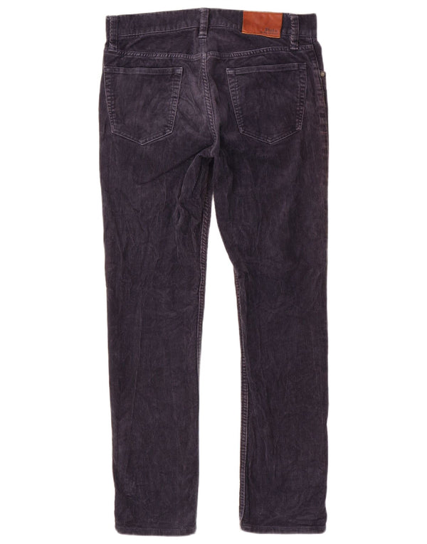 Polo Ralph Lauren Pantalones de pana delgados para hombre W30 L30 Algodón azul marino