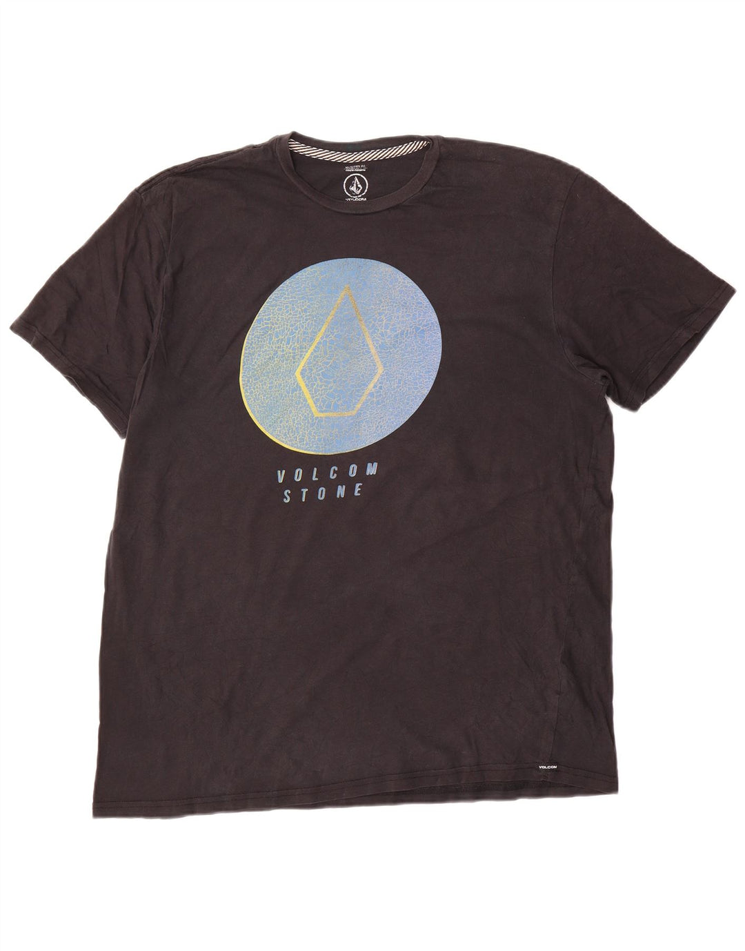 Volcom Camiseta con gráfico de ajuste moderno para hombre XL Negro