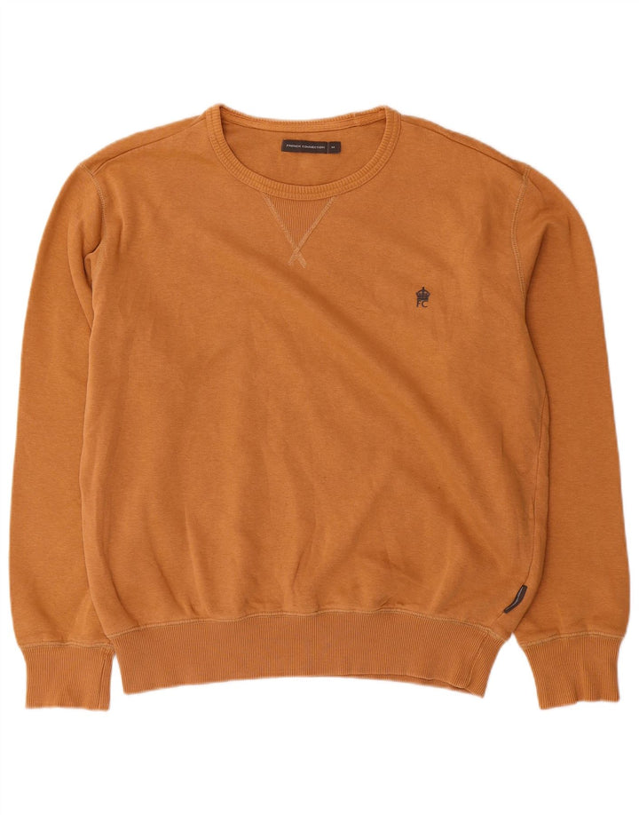 French Connection Sudadera con Capucha para Hombre Jersey De Algodón Marrón Medio