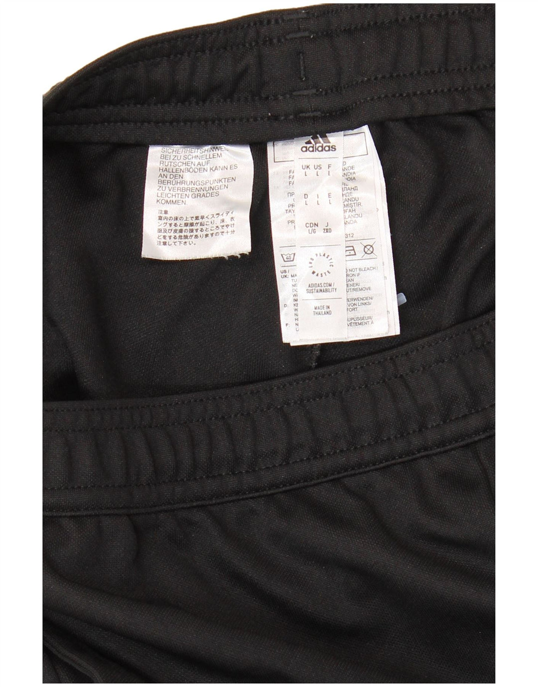 ADIDAS Hombre Aeroready Chándal Pantalones Grande Poliéster Negro