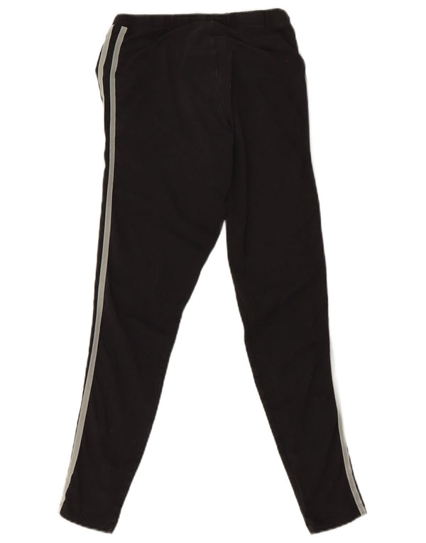 Adidas Pantalones de chándal para mujer UK 10 Small Black Cotton Sports