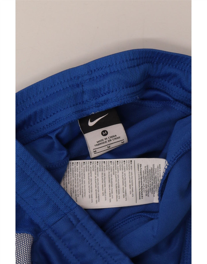 Pantalón De Chándal Nike Hombre Azul Medio Color Block Poliéster