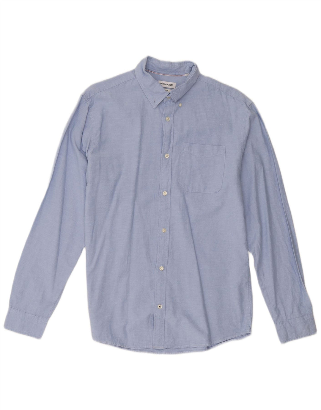Camisa Jack & Jones Hombre Slim Fit Algodón Azul Grande
