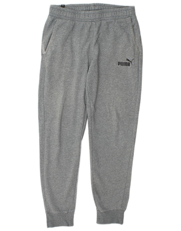 Puma Pantalones De Chándal Para Hombre Joggers Large Gris Algodón