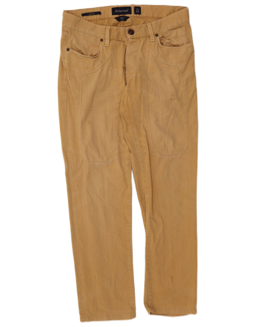 Vaqueros ajustados para mujer Jeckerson W31 L29 Beige