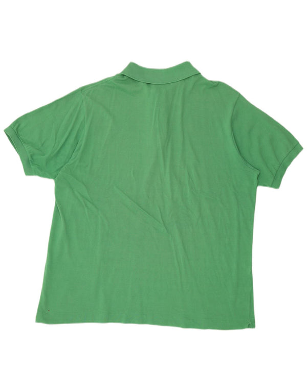 Polo Lacoste para hombre talla 7 2XL algodón verde