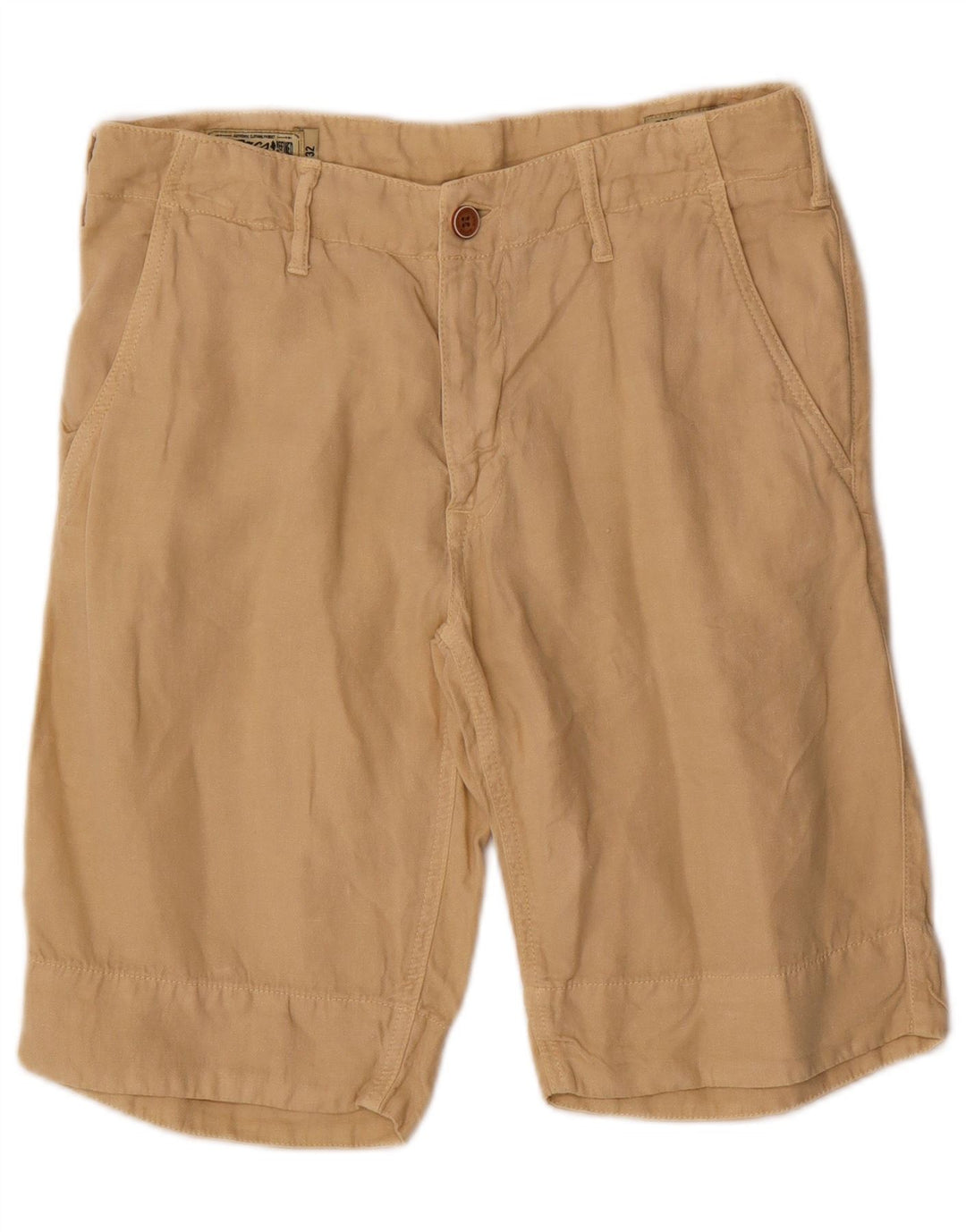 Marlboro Classics Pantalones cortos chinos para hombre W32 Algodón beige medio