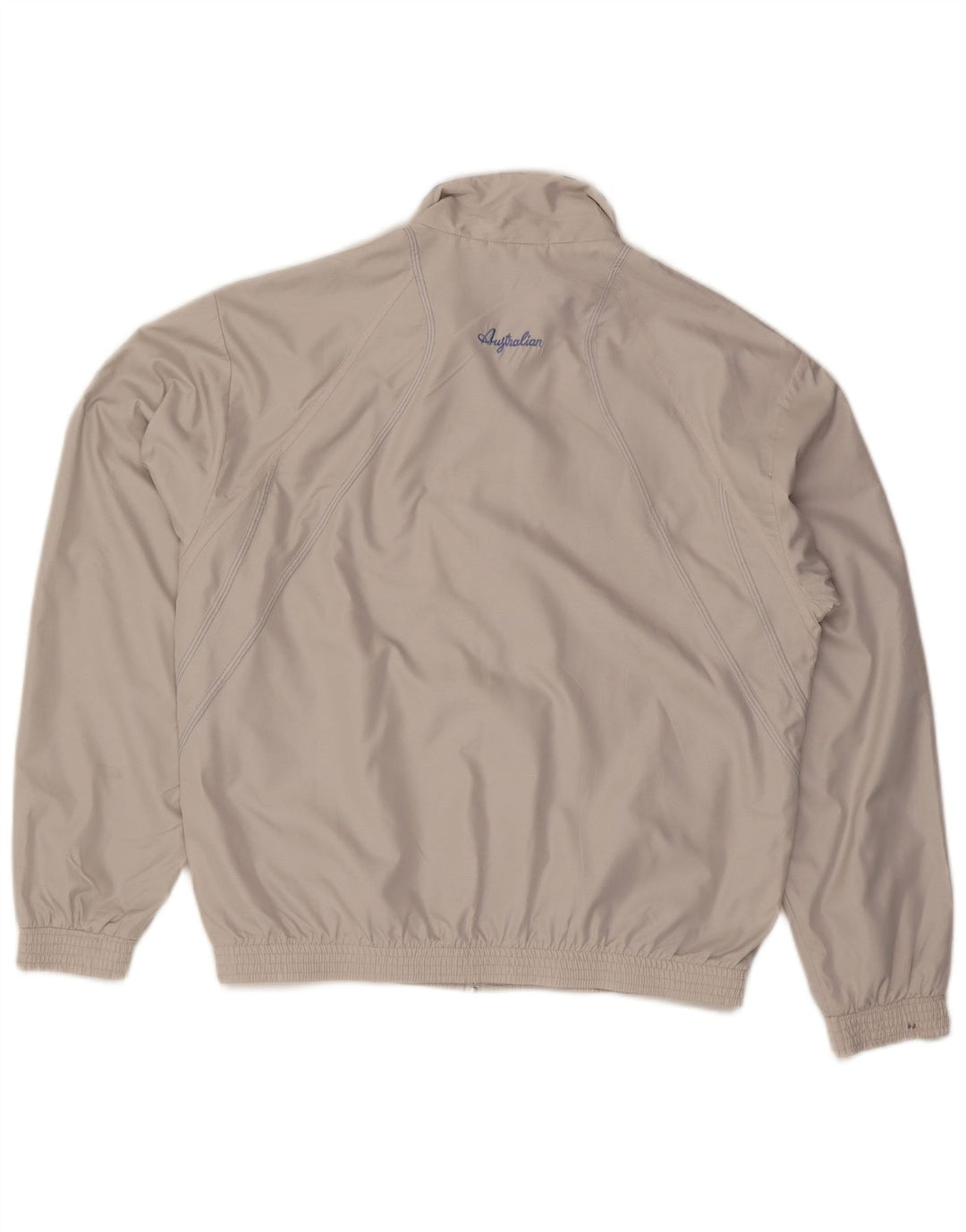 AUSTRALIAN L'ALPINA Chaqueta superior de chándal para hombre IT 52 Poliéster gris grande