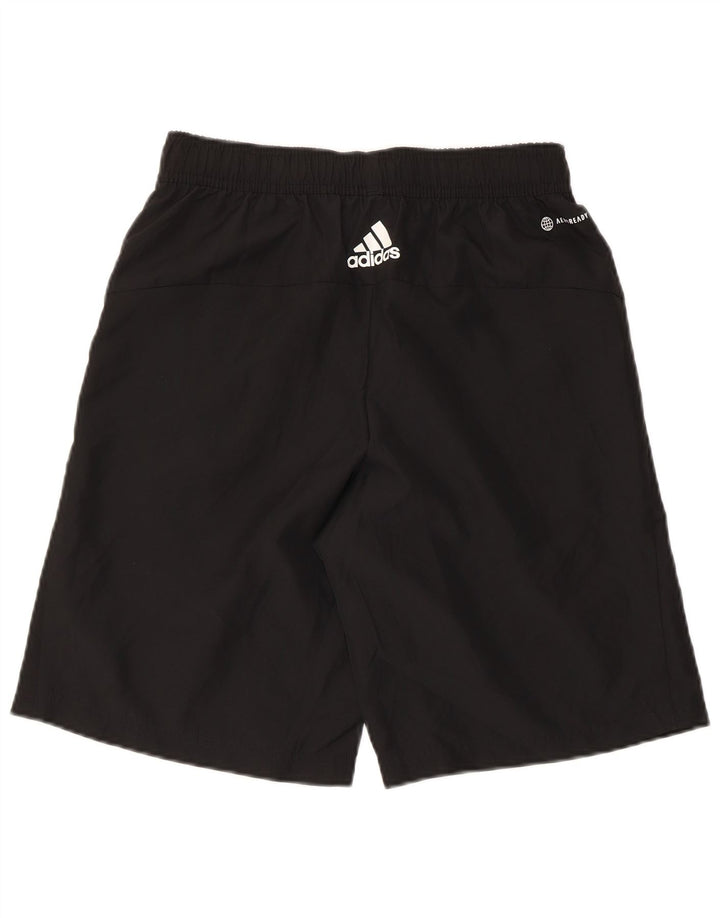 Adidas Hombre Aeroready Graphic Sport Shorts Pequeño Poliéster Negro